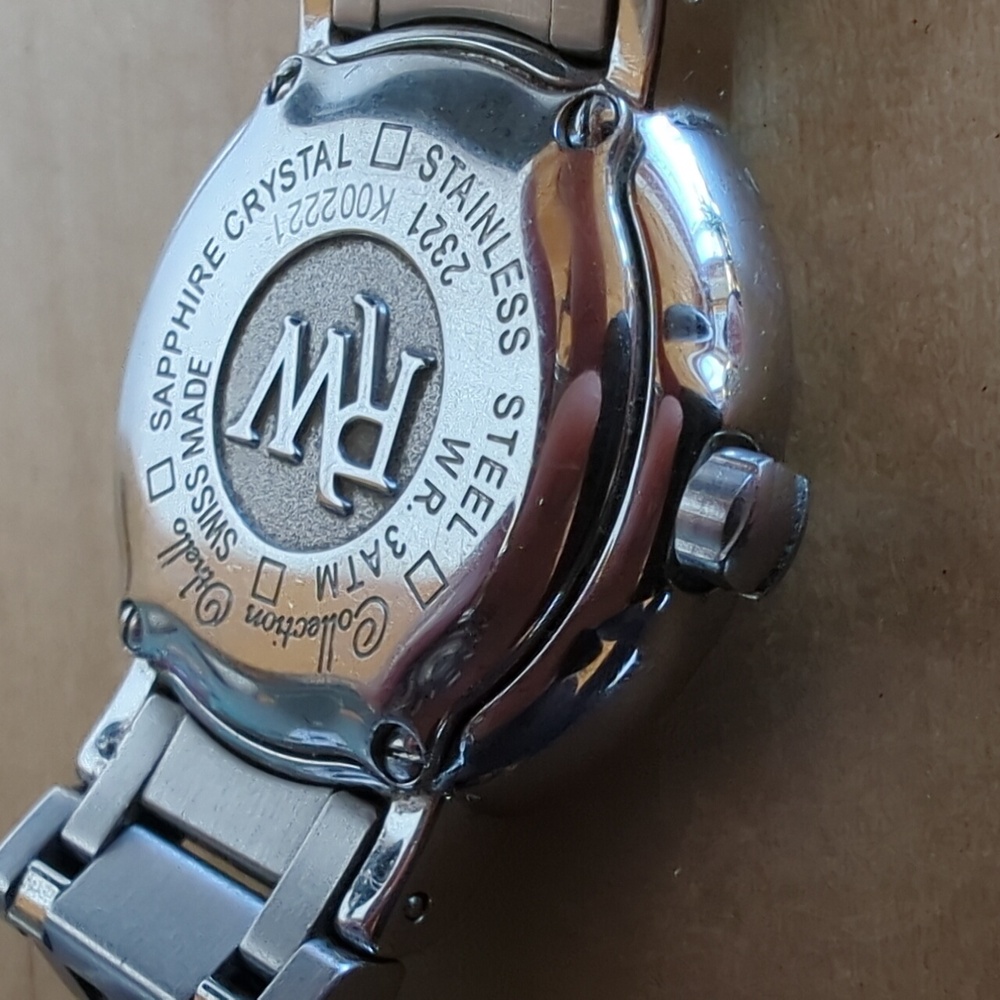 Vintage Ladies Raymond Weil Othello 2321 Watch Diamond & Mother of Pearl Dial - Picture 4 of 13